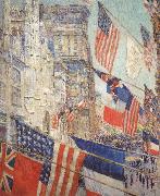 Childe Hassam Allies Day,May 1917 oil